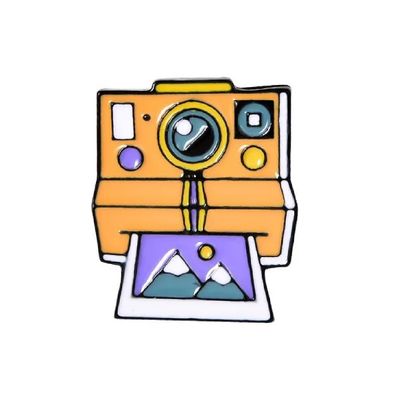 Polaroid Camera Badge