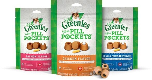 Greenies Pill Pockets Кармашки для таблеток, для кошек
