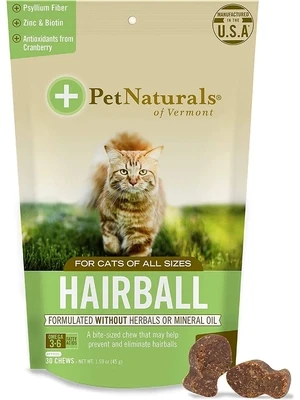 Pet Naturals Hairball для вывода шерсти у кошек