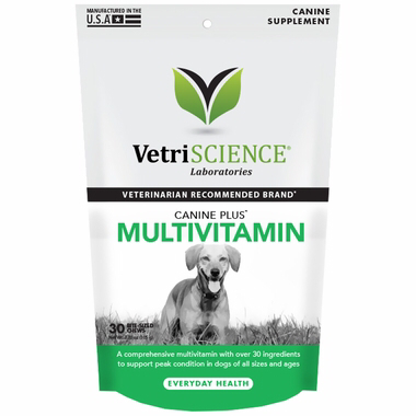 Vetri-Science Canine Plus Multivitamin, витамины в лакомстве, уп.30 шт