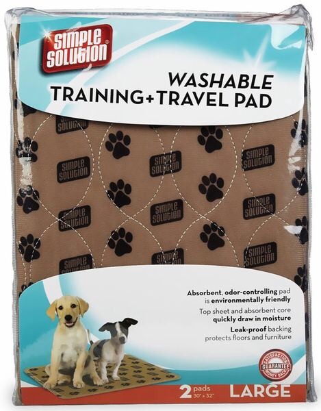 Simple Solution Washable Training & Travel Pad. Впитывающие пеленки многоразового использования, уп. 2 шт