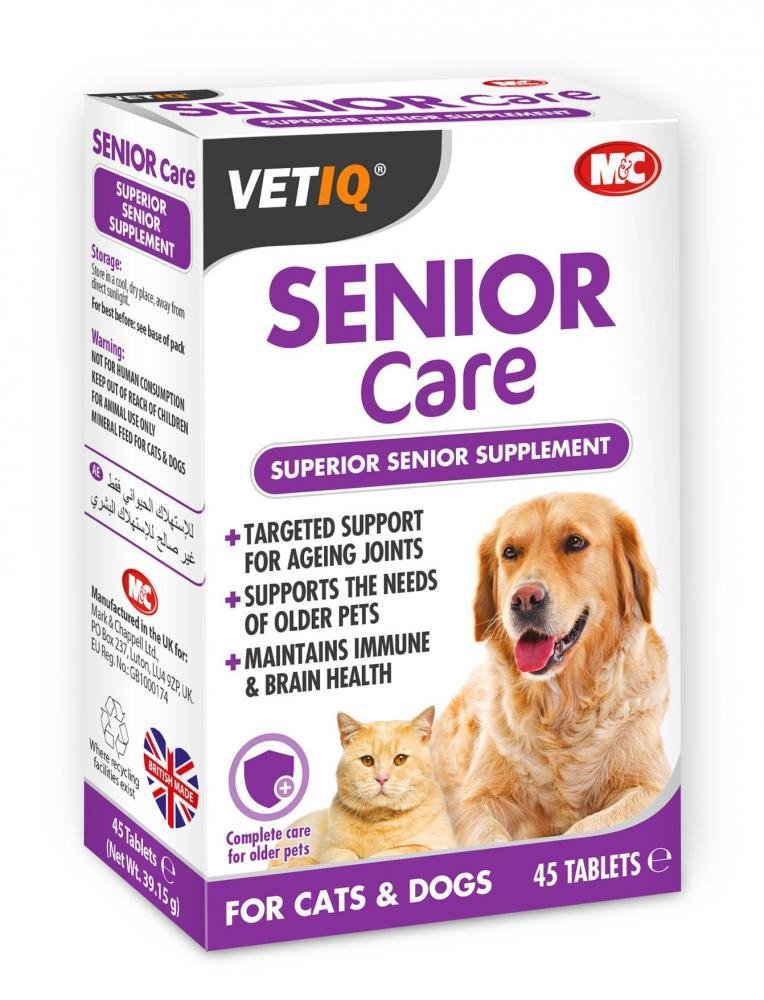 VetIQ Senior Care для пожилых кошек и собак