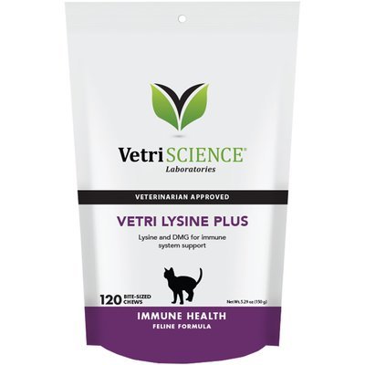 Vetri-Science Lysine Plus л-лизин в лакомстве 120 шт