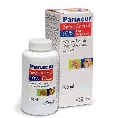 Panacur Панакур суспензия 10%, для кошек и собак, 100 мл