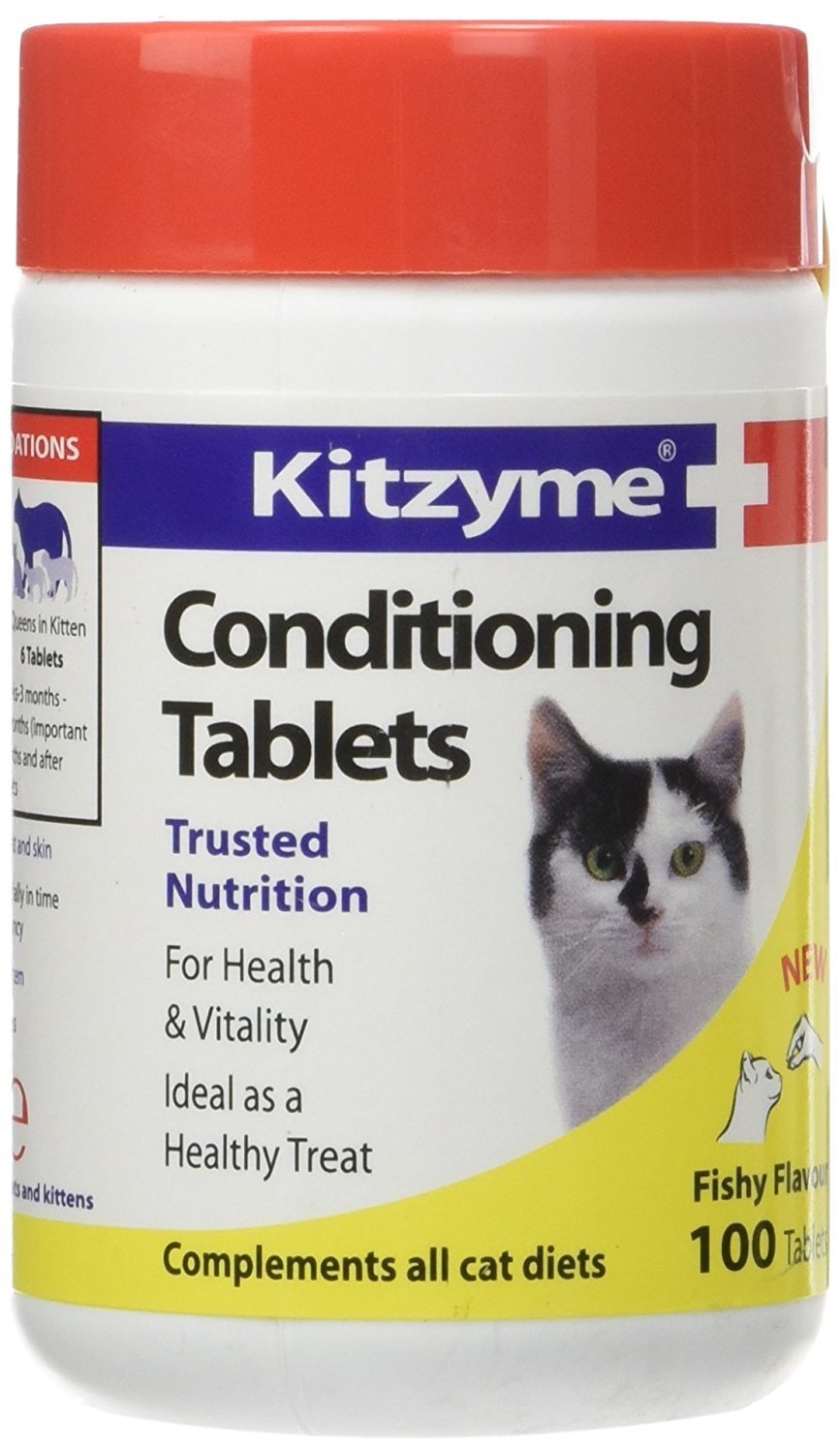 Kitzyme Conditioning Tablets Китзим Витамины для кошек