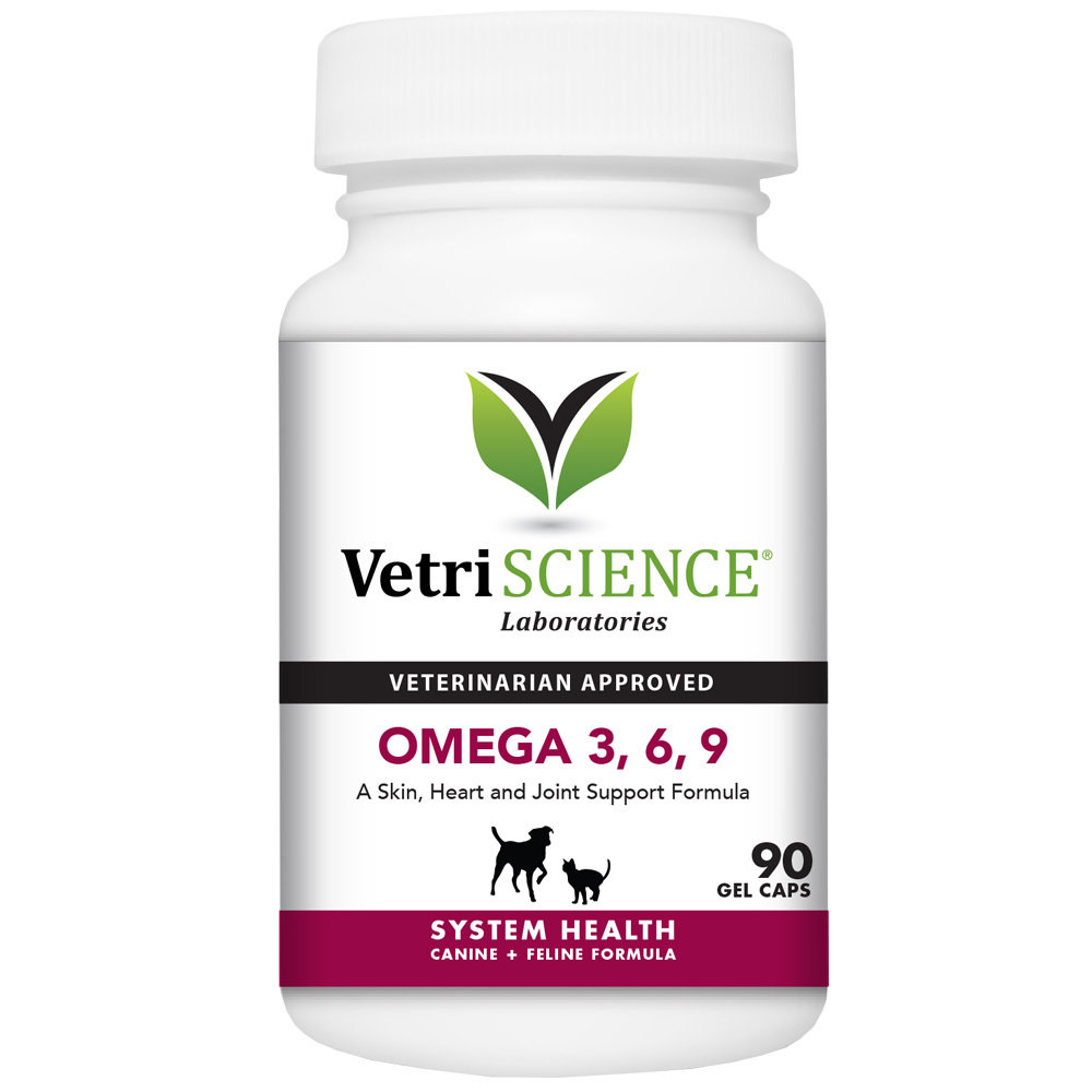 VetriScience OMEGA 3 6 9, для кошек и собак, капсулы