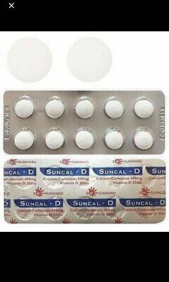 SunCal D 450 mg/Vitamin D3 200 IU (30 Caplets)
