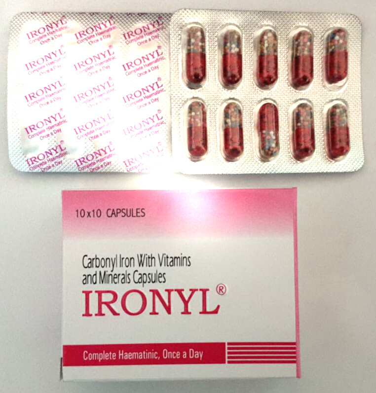 Ironyl Iron Supplement (30 caps)
expiry June 2023