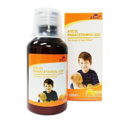 Axcel Paracetamol 250mg/5ml Syrup (1 bottle)