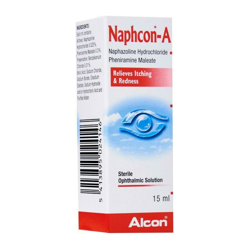 Alcon Naphcon-A Eye Drops 15ml