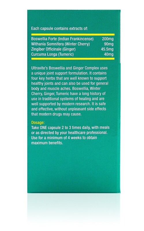 Ultravite Boswellia and Ginger Complex (60 capsules)