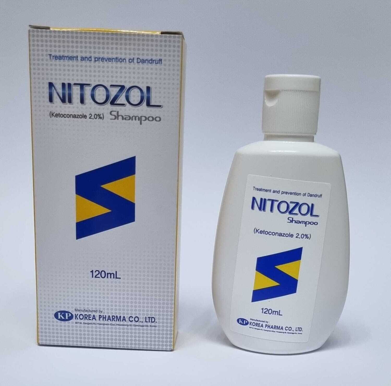 Nitozol Shampo (Ketoconazole 2.0%) 120ml