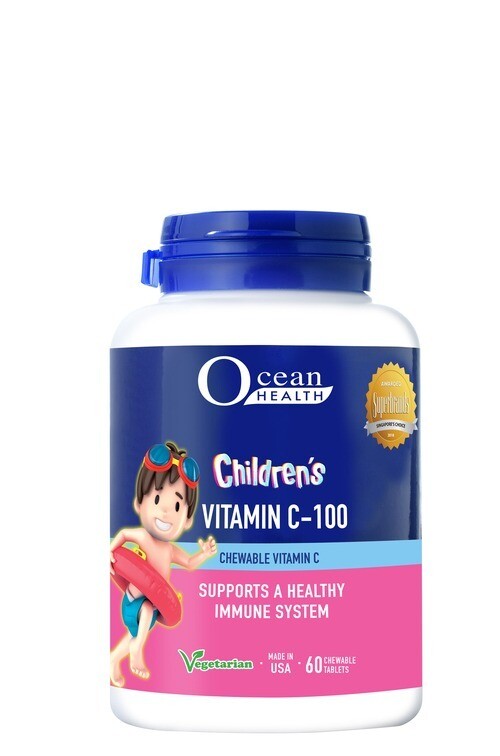 OCEAN HEALTH CHILDREN&#39;S VITAMIN C-100 CHEWABLE (60tabs)
