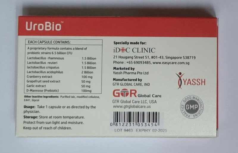 iDOC UROBIO™  (30caps) Expiry: Dec 2027