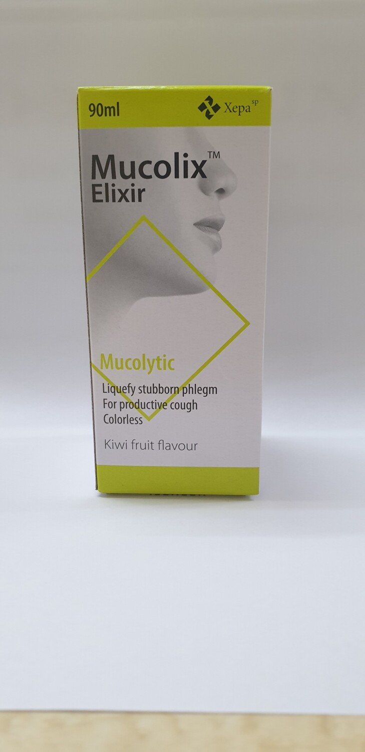 Mucolix Elixir Kiwi Flavour (90ml)