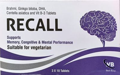 RECALL Memory and Cognitive Supplement 30s (exp Apr 2026)