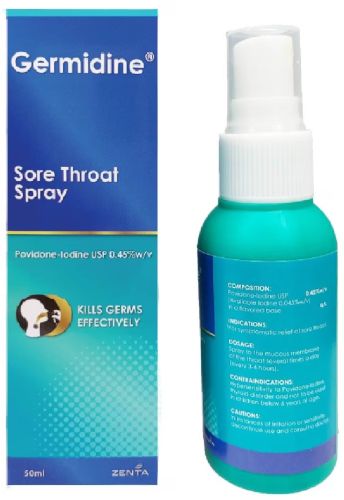 Povidone-Iodine 0.45% Throat Spray