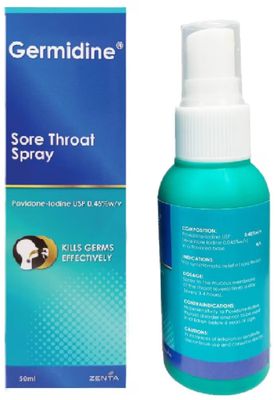 Povidone-Iodine 0.45% Throat Spray