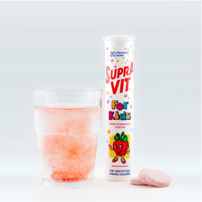 SupraVIT for Kids + Calcium Effervescent Tablet (20 Tabs)
(10/2025)