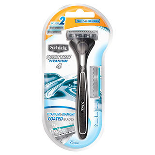 Schick Quattro Titanium Shaver Kit