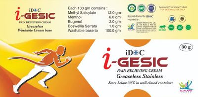 i-GESIC Pain Relieving Cream (30g)