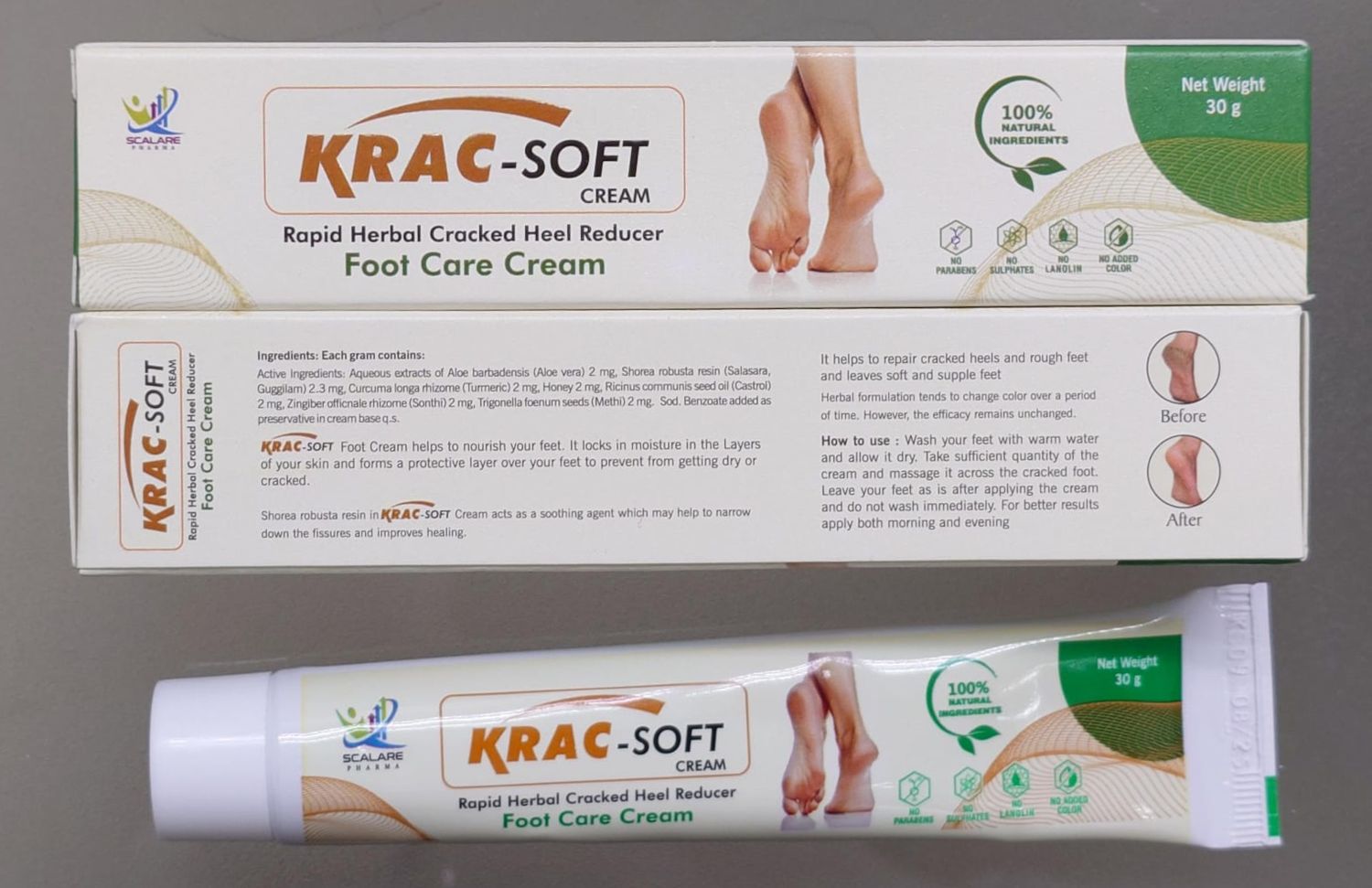 KRAC-Soft Foot Care Cream (exp 2028)