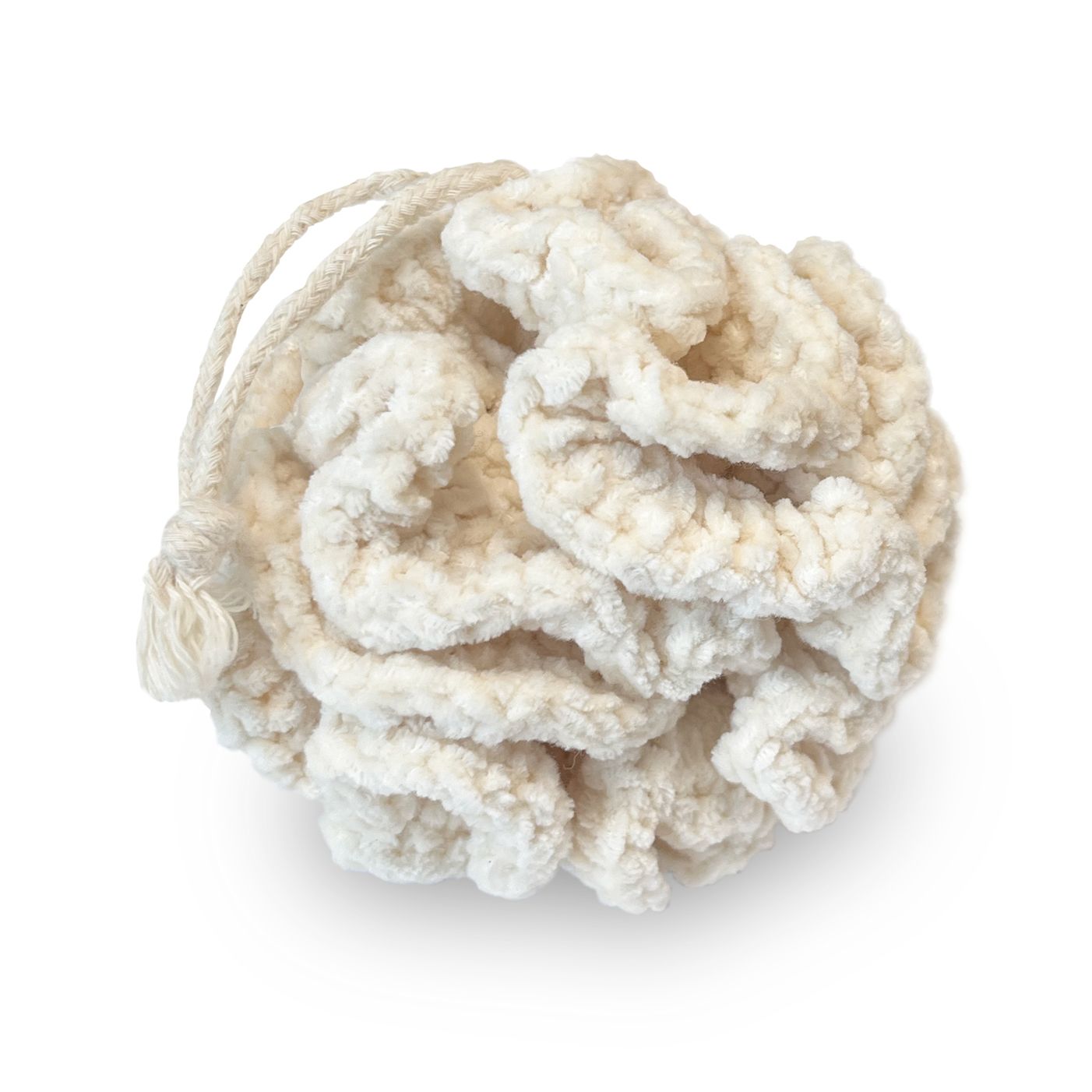 Wash Away Cotton Pouf