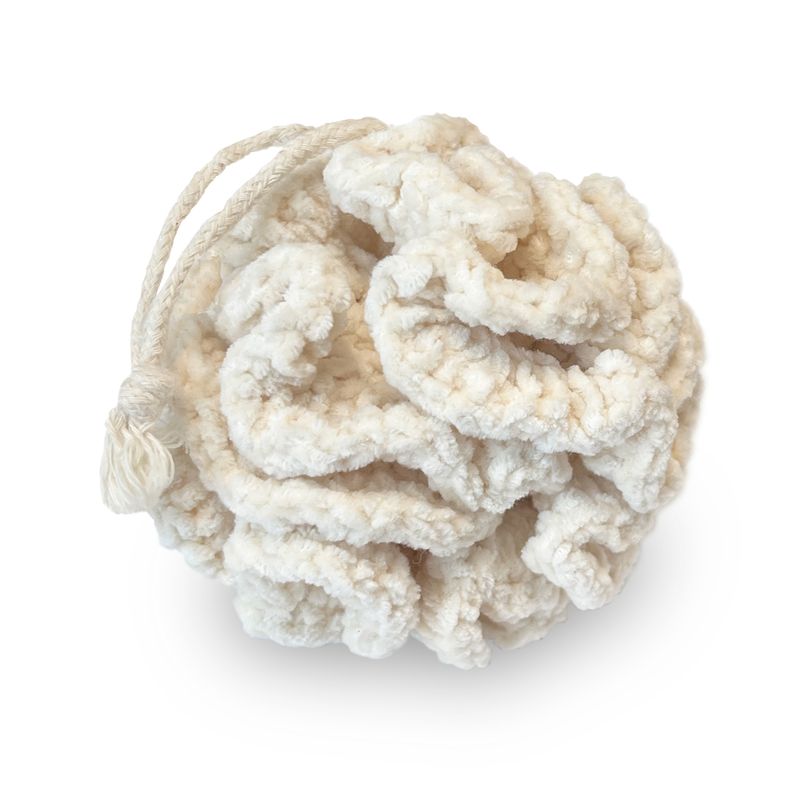 Wash Away Cotton Pouf