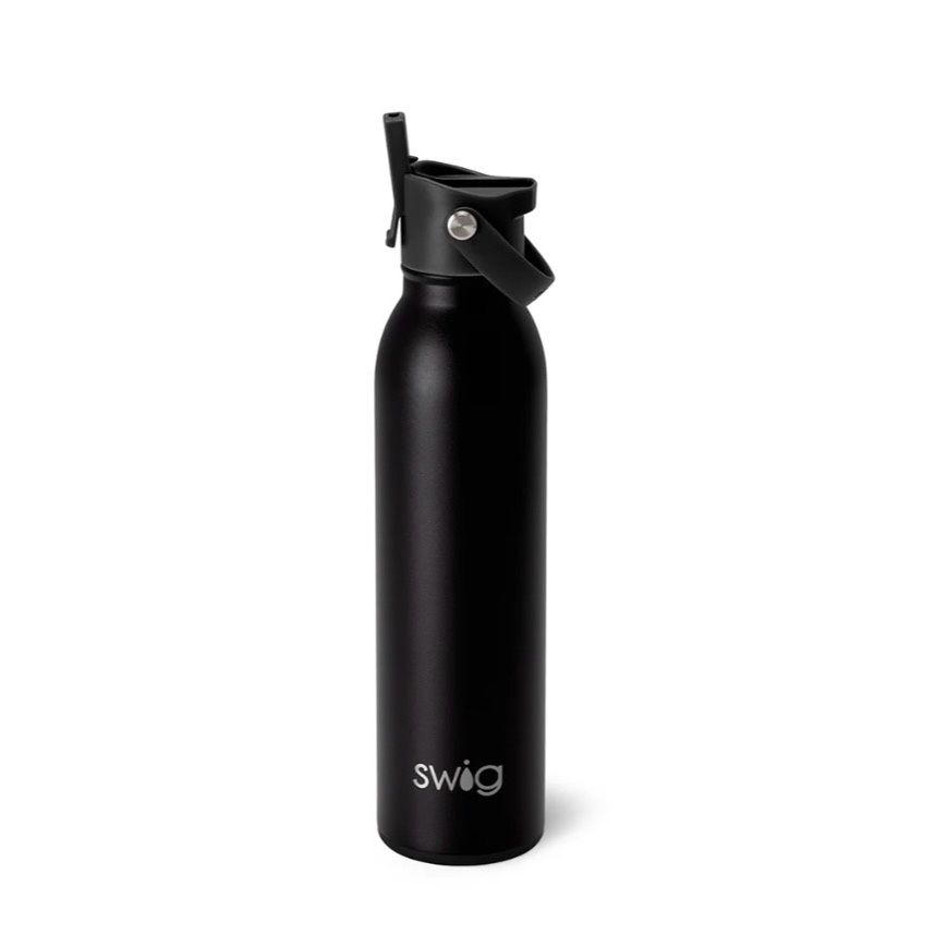 20 oz Flip &amp; Sip Bottle, Color: Black