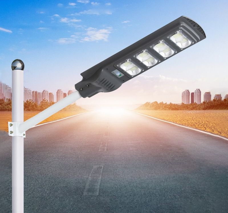 Luminaria Con Panel Solar Integrado 120w + Soporte