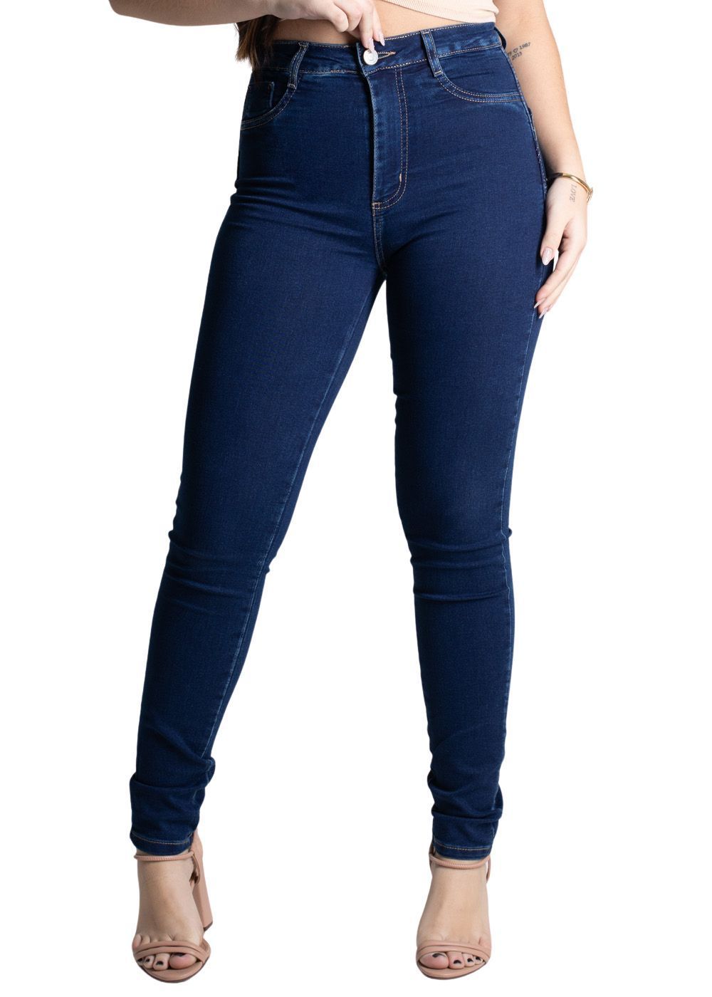 Sawary Butt-Lifting Jeans, Mid-Rise, Removable Padding