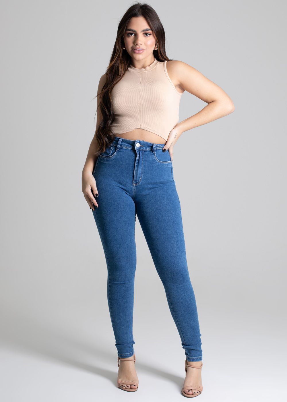 Sawary Super Shaper High-Waisted Jeans - Perfect Fit Jeans for Body Sculpting