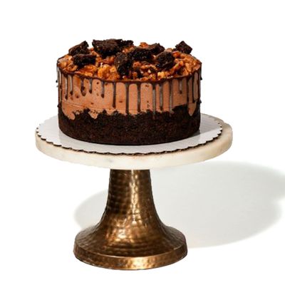 Walnut Brownie Ice Cream Cake