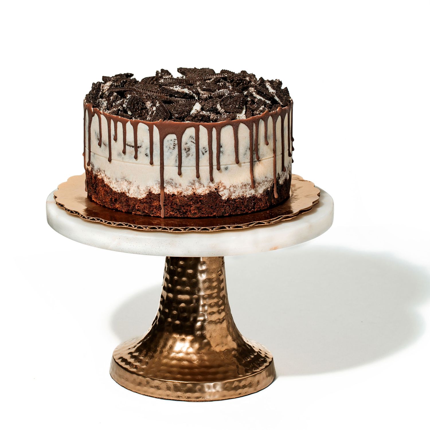 Cookies Sans Cream Ice Cream Cake (chocolate cake base)