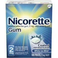 Sell Nicorette Gum 100-120 Piece Box
