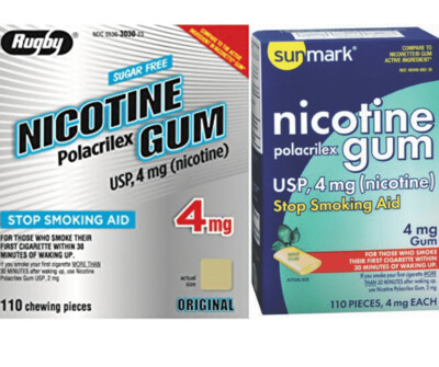 Sell Generic Nicotine Gum 100+ Piece Box