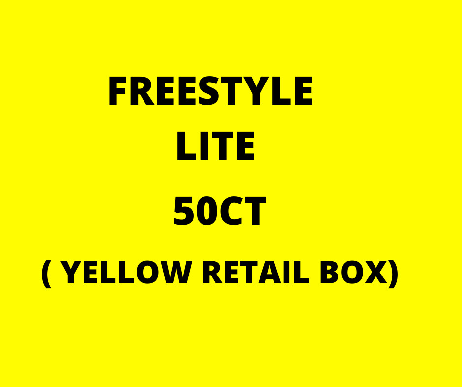 Sell Freestyle Lite 50 Count Retail Box (YELLOW BOX) Sell Freestyle Lite 50 Count Retail Box (YELLOW BOX)