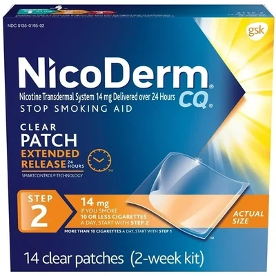 Nicoderm Step 2-3 Nicotine Patches
