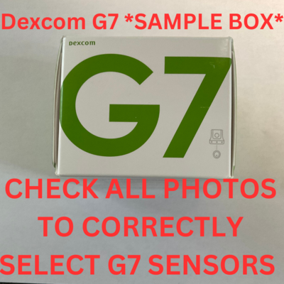 Sell Dexcom G7 Sensors *SAMPLE BOXES*