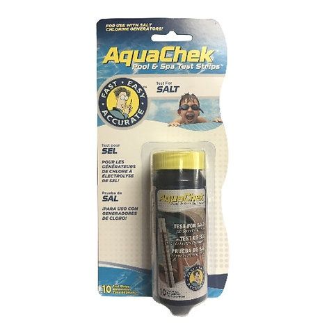 AQUACHEK SALT TEST STRIPS KIT - 10 STRIPS