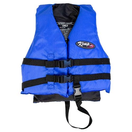 KEMP USA - CHILD LIFE VEST - BLUE &amp; BLACK - 18"