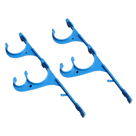 POOLINE TRIPLE HOOK - POLYMER