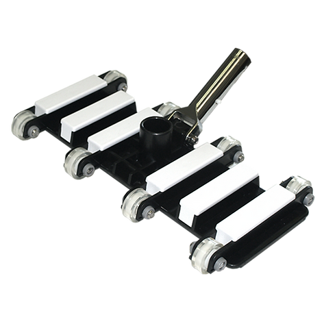 POOLINE VACUUM HEAD - HEAVY DUTY - 6 WEIGHTS - BALL BEARING WHEELS