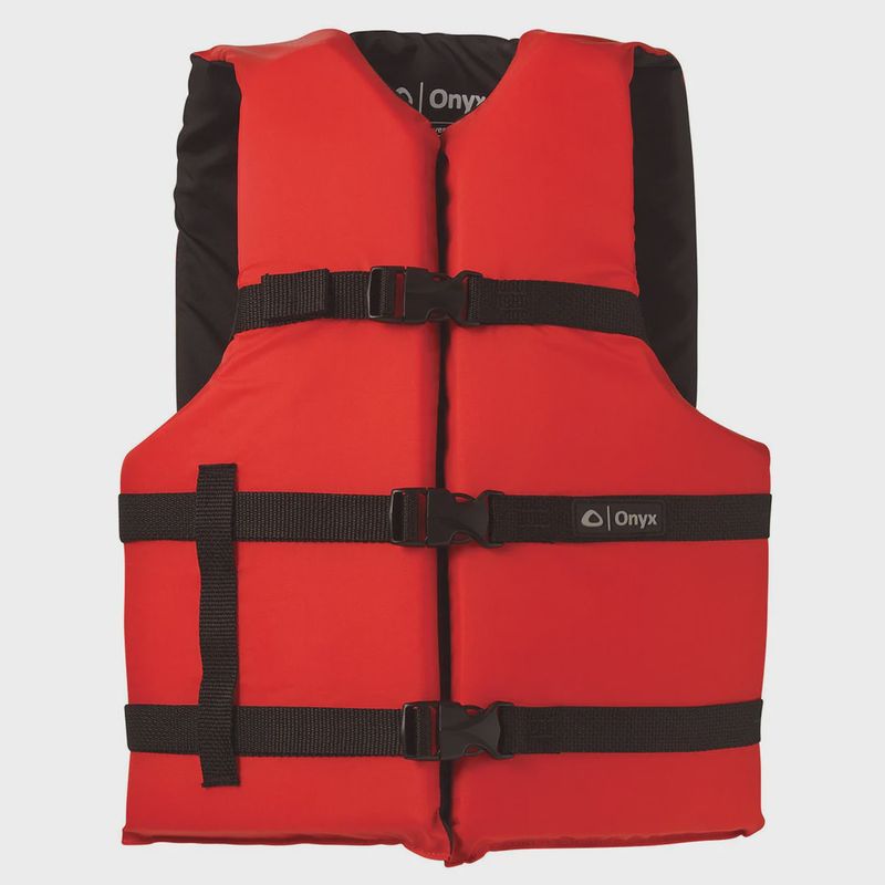 KEMP USA - YOUTH LIFE VEST - RED &amp; BLACK