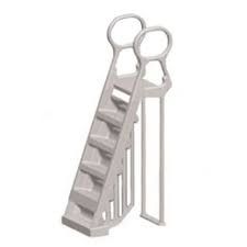INTEGRITY LADDER - DECK TO POOL - WHITE 48" TO 54"