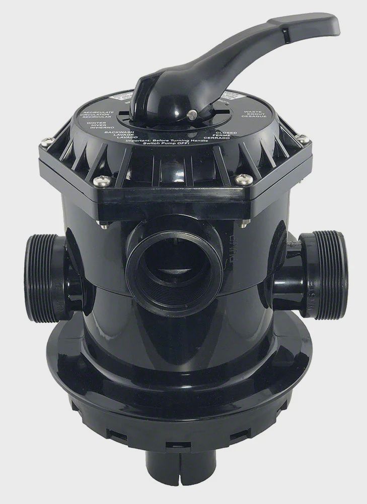 POOLINE MULTIPORT VALVE - TOP MOUNT - 1 1/2" - 16" to 24" (647304071000)