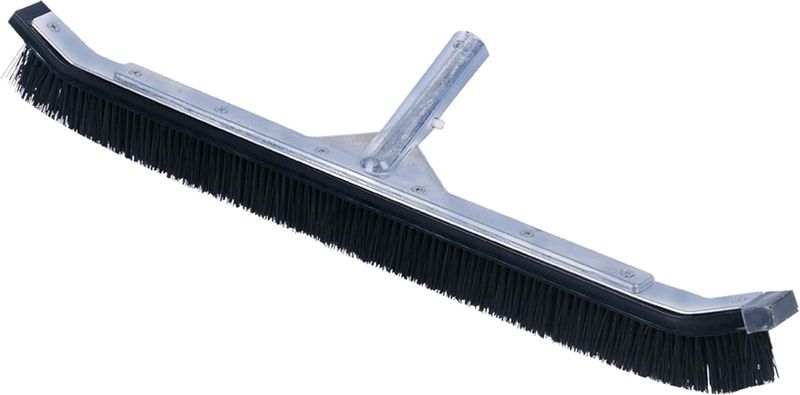 POOLINE BRUSH - 24" - NYLON BRISTLES - ALUMINUM BACK