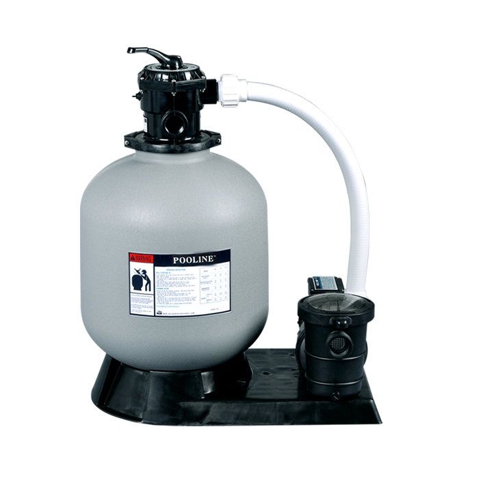 POOLINE ABG COMBO - 16" SAND FILTER W/ 1.0 HP PUMP (COMPLETE)
