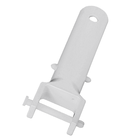 POOLINE VACUUM REPLACEMENT HANDLE - POLYMER - WHITE