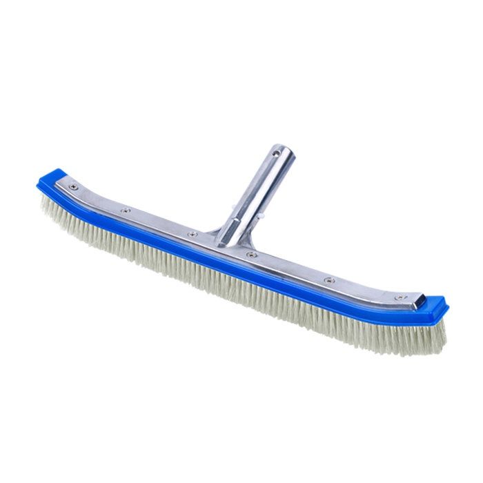 POOLINE BRUSH - 18" - NYLON BRISTLES - ALUMINUM BACK
